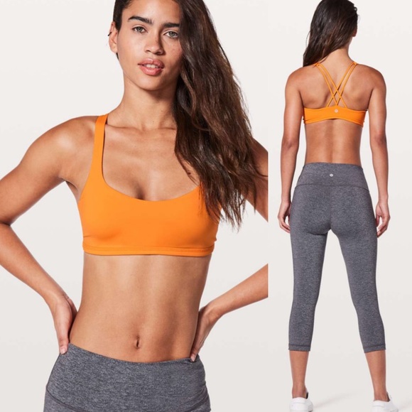 lululemon athletica Other - Lululemon Free To Be Sports Bra Vivid Amber Orange